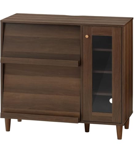 収納キャビネット　棚 楽天市場】キャビネット 幅72cm フラップ扉 日本製 （ 本棚 ラック 棚