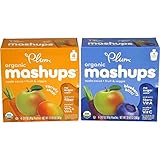 1000円オフ！Plum オーガニック マッシュアップ フルーツ・野菜ピューレドリンク ２箱 [並行輸入品]