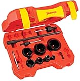 Starrett KCT090501-N 14-Piece Carbide-Tipped General Purpose Hole Saw Kit by Starrett