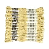 DMC 25番糸 刺繍糸 12束入 #834 イエロー系 DMC25B