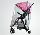 IWELY フロントオープン ベビーカー用レインカバー 　スタンダード 　両対面 　汎用型雨・風・塵・花粉対策）