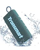 Tronsmart Bluetooth スピーカー ブルートゥース接続 USB-C充電 15時間連続再生 ポータブル IPX7防水 耐衝撃 完全ワイヤレスステレオ対応 マイク内蔵 お風呂 キッチン アウトドア
