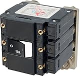 Blue Sea Systems C-Series Flat Rocker Double Pole 250A Circuit Breaker [並行輸入品]