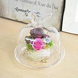 〔エルフルール〕プリザーブドフラワー フローリードーム レッド×ピンク 結婚祝い 誕生日 記念日 出産祝い プレゼント フラワーギフト