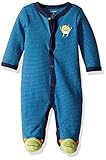 Carter's Baby Boys' Striped Footie (Baby) - Monster - 9 Months [並行輸入品]