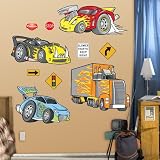 FATHEAD Race Cars Graphic Wall D?cor [並行輸入品]