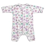 (ocean&ground) オーシャン＆グラウンド 長袖 ロンパース 1720561 新生児 肌着 Flower Note ベビー 赤ちゃん 女の子 男の子 ボディスーツ