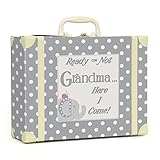Child to Cherish Polka Dot Going to Grandma's Keepsake, Grey [並行輸入品]