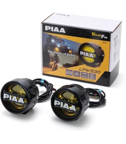 Amazon | PIAA(ピア) 後付けランプ LED 白色_6000K/黄色_2500K