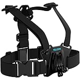 [TELESIN] チェストベルト 胸ベルト バックパックベルト ショルダーずり落ち防止バンド キャンプ 登山 GoPro 用 Hero 11 10 9 8 7 6 5 4 Session 3+ 3 2 1 Fusion DJI Osmo Actio