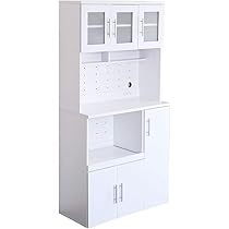 Amazon｜鏡面食器棚(幅90cm) RME-1890-WH ホワイト 90cm幅｜食器