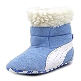 (プーマ) Puma Baby Boots Fur ベビー 米国 3 ブルー 冬のブーツ [並行輸入品]
