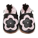 Soft Leather Baby Shoes Big Flower [ソフトレザーベビーシューズビッグフラワー] 3-4 years (16.5 cm)