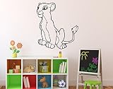 Nalaライオンキング壁デカール取り外しDisney Cartoonsビニールステッカーホーム内部装飾子供キッズ部屋26 ( LK )