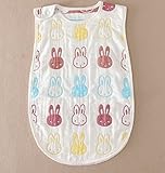 Belka　Smile　選べる７種　ガーゼ　綿　ベビー　キッズ　子供　赤ちゃん　プレゼント　出産祝い　スリーパー　通気性　防寒　うさぎ　L