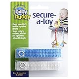 Marque Baby Buddy - Secure-A-Toy, bleu-blanc