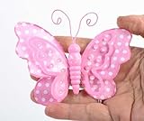 パッケージの6 Whimsical Polka Dot Craft Butterflies