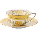 Wedgwood (ウェッジウッド) ハーレクイン イエローリボン ティーカップ&ソーサー【並行輸入品】