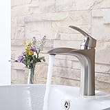 角度簡単なバスルームトイレ洗面化粧台容器シンクFauce グレー P102B