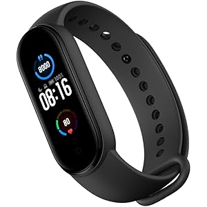 Xiaomi Mi Band 5 スマートウォッチ グローバル版 日本語アプリ 生理周期管理 健康管理 11種類スポーツモード対応 24時間心拍数 睡眠モニター 消費カロリー計 着信通知 50M防水 マグネット式充電 シャオミ スマートバンド 【iOS&Android対応】 ブラック