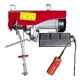 電動ホイスト 電動ウインチ 1000kg 吊り上げ 吊り下げ クレーン 家庭用 100V リモコン付