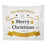 Tovadoo クリスマス用品 おしゃれ メリークリスマス クリスマスイブ クリスマスパーティー イベント用 壁掛け 室内飾り テーブルクロス 座りシート ビーチマット 多色 プレゼント