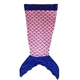 Fish Tail Mermaid Blanket By MeliMe Soft and Cozy Sleeping Bag Mermaid Idea for Children and Kids 3-