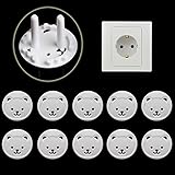 10 x -power-kid-socket-cover-baby-child-protector-guard-mains-point-plug-bear-new