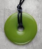 Teething Bling Pendant - Donut Shape (Peridot Green) by Smart Mom Jewelry [並行輸入品]