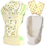 scandinavian pattern collectionスカンジナビアン パターン 腰ベルト付抱っこひも（アイボリー）＋インナーパッド 【（財）製品安全協会 SGマーク認定】よだれパッドプレゼン