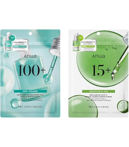 Amazon.co.jp: ANUA(アヌア)PDRNヒアルロン酸カプセル100セラムマスク