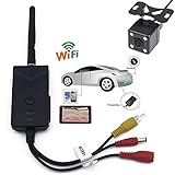 SUNNY WIFI バックカメラ セット iPhone など スマホ 、 タブレット 対応 防水仕様 広角 映像ケーブル 付き 有線 / 無線 両方 対応 SNS-WBK903-BK006