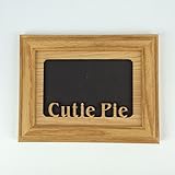 ノースランドフレームとギフトInc – Cutie Pieオーク画像フレームオーク材、マットH 5 X 7