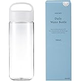 マーナ (marna) Daily ウォーターボトル 500ml (パッキンレス) グラスのような滑らかな口当たり (軽量/食洗機対応) 水筒 ドリンクボトル (日本製/洗いやすい) カームホワイト K795W