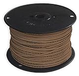 建物ワイヤ、THHN、12 AWG、ブラウン、500 ft