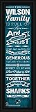 San Jose Sharks – ファミリCheer Personalized Framed Print – カスタマイズNow – 公式ライセンス – Decade Awards – Prints