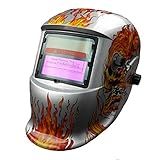 自動遮光溶接面 溶接面 遮光面 溶接マスク 高感度 遮光速度 1/25000秒 TIG/MIG/MAG対応 フェイスシールド タイプ08