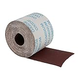 Fenteer 全2サイズ　約10メートル　研磨布　エメリー布　ロール　金属面の洗浄、研磨、バリ取りに最適　耐水性　80/320グリット - 80グリット