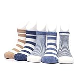 世紀スター幼児少年子供ガールズコットンストライプ5 Pairs Socks For Baby Comfort Wear