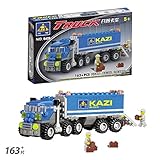 Kazi Truck Series Building Blocksセット運送トラックwith Mini Figure 163 pieces