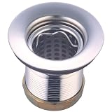 オリンピア洗面acs-300900ステンレススチールDuoバスケットStrainer、クローム仕上げ