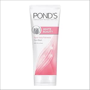 ponds white glow face wash