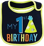 Carter 's Just One You Baby Boy 's My First Birthday Bib