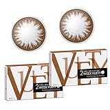 2ウィーク ビューティー UV 2WEEK VUETY UV 【1箱6枚入 2箱セット】 14.0mm カラコン （YOKOHAMA ブラウン／-3.75）