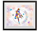 uhomate Pretty Soldier Sailor Moonホームキャンバス印刷ウォールアート記念ギフトベビーギフトインスピレーション引用符壁装飾リビングルームベッドルームバスルームアートワー