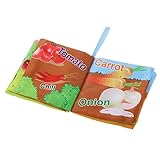 【ノーブランド品】カラフル　キュート　布帳　ソフト　赤ちゃん　幼児　教育玩具　贈り物　全6テーマ - 果樹園