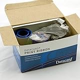 533000 – 053ブラックHQグラフィックスモノクロリボンfor Datacard cp40 cp60 cp80 Plusプリンタ