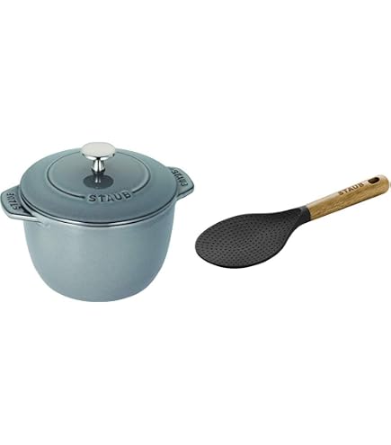 Amazon｜staub ストウブ 「 ラ ココット de GOHAN グレー S 12cm 
