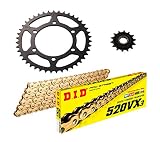 D.I.D(大同工業) F/Rスプロケット 3点交換キット DK-04 KAWASAKI Ninja 250R 08-12 スチール