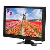 10.1 インチ モニター 1280 X 800、ミニ モニター HD マルチメディア インターフェイスおよび VGA 入力、デュアル スピーカーおよびリモコン付きゲーム画面 (バッテリーなし) (米国プラグ)